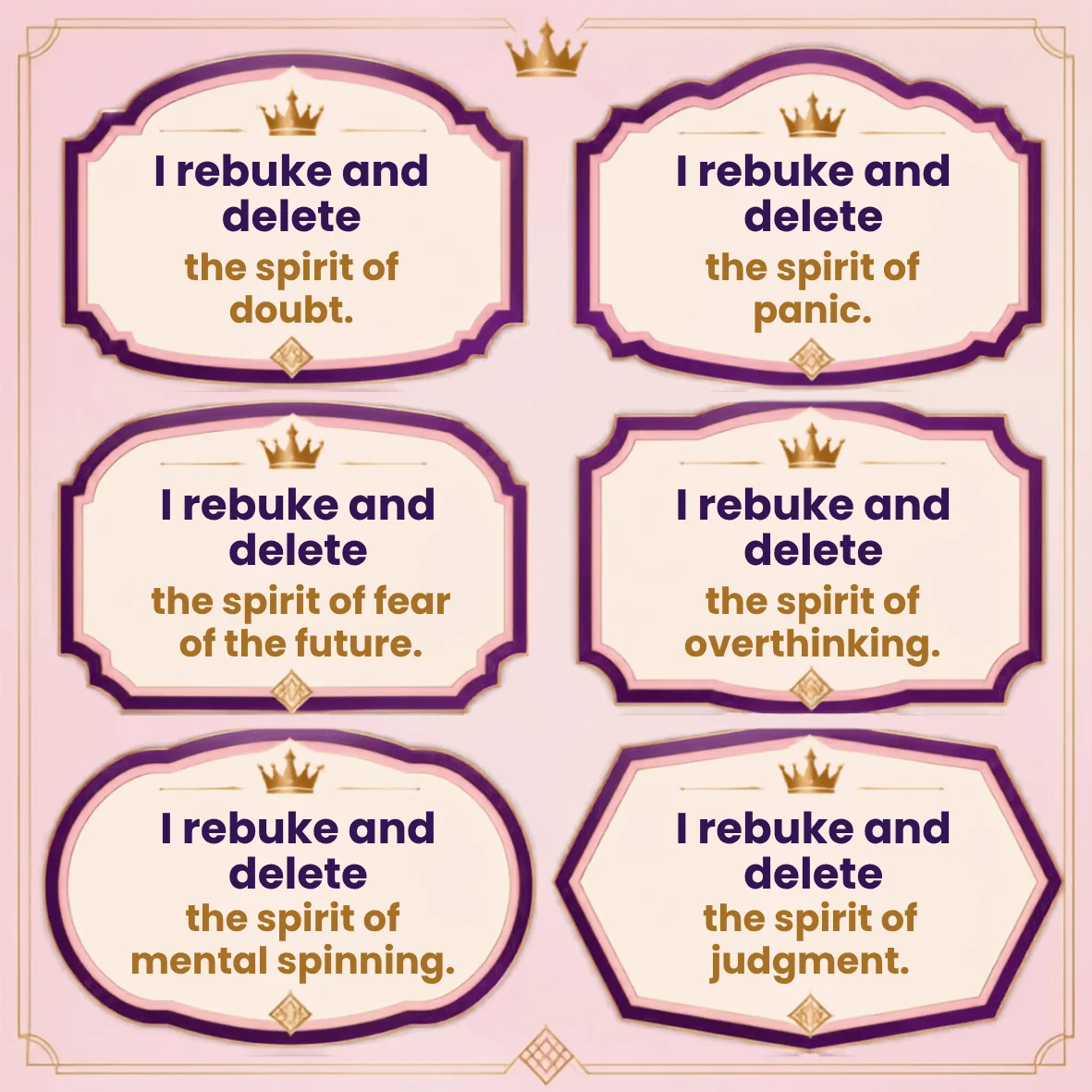 Quantum confirmations decal page